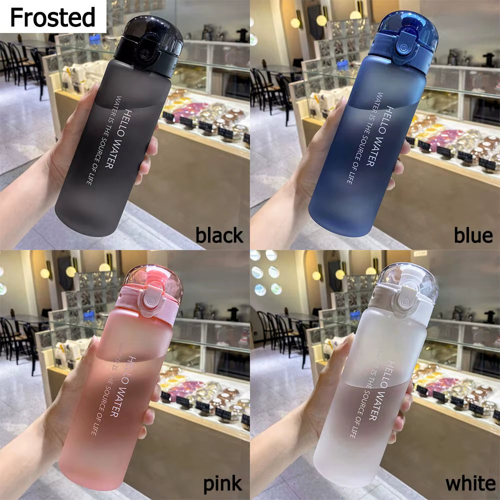 New Home Baby Water Bottle Creative Locked Plastic Water Leak-Proof Sports Drinking Bottle for Water Child Tea Tumbler Cycling