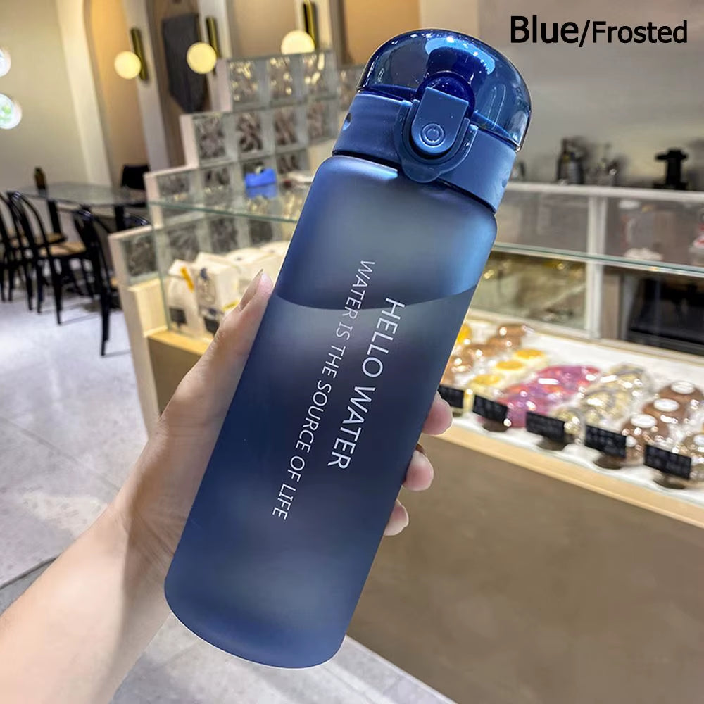 New Home Baby Water Bottle Creative Locked Plastic Water Leak-Proof Sports Drinking Bottle for Water Child Tea Tumbler Cycling