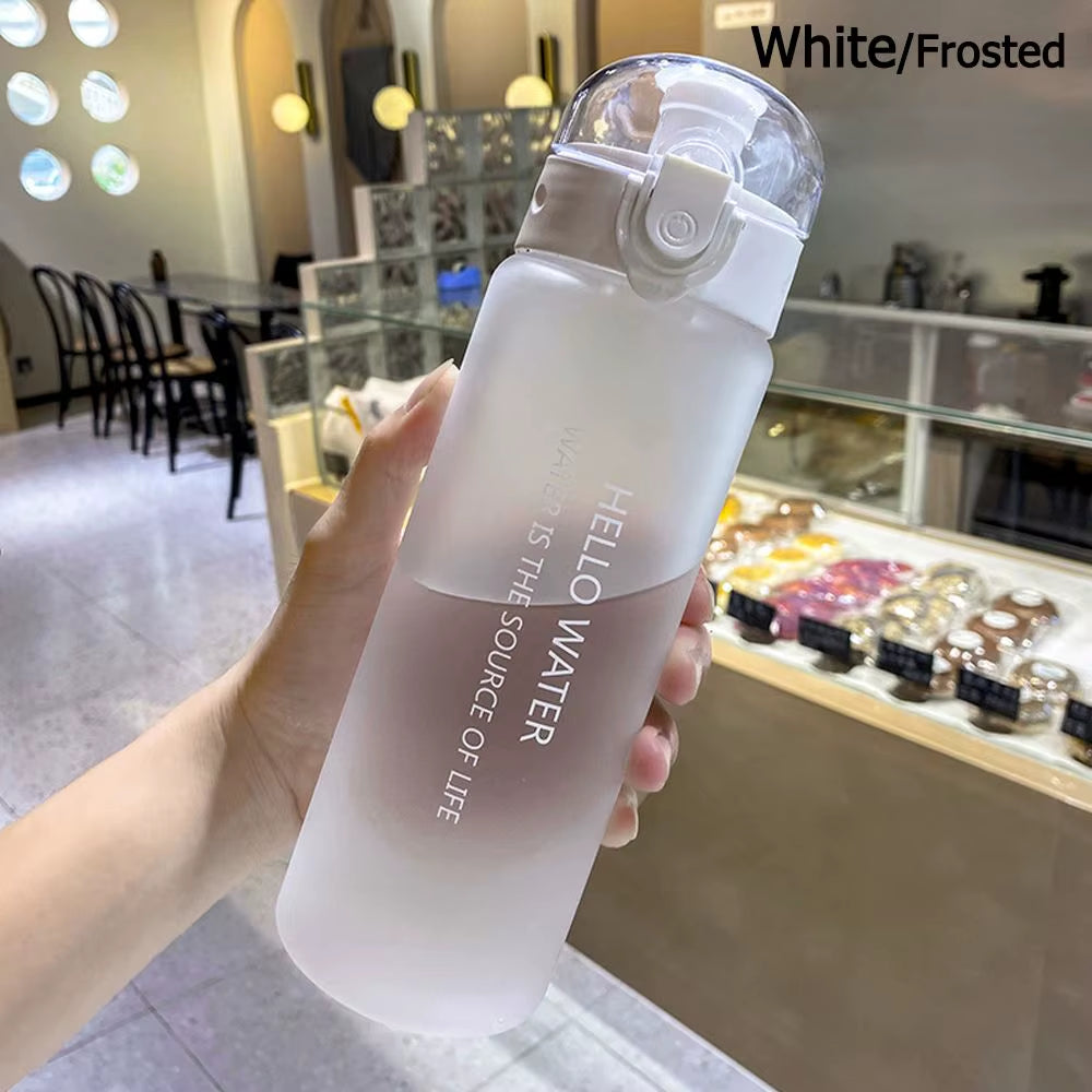 New Home Baby Water Bottle Creative Locked Plastic Water Leak-Proof Sports Drinking Bottle for Water Child Tea Tumbler Cycling
