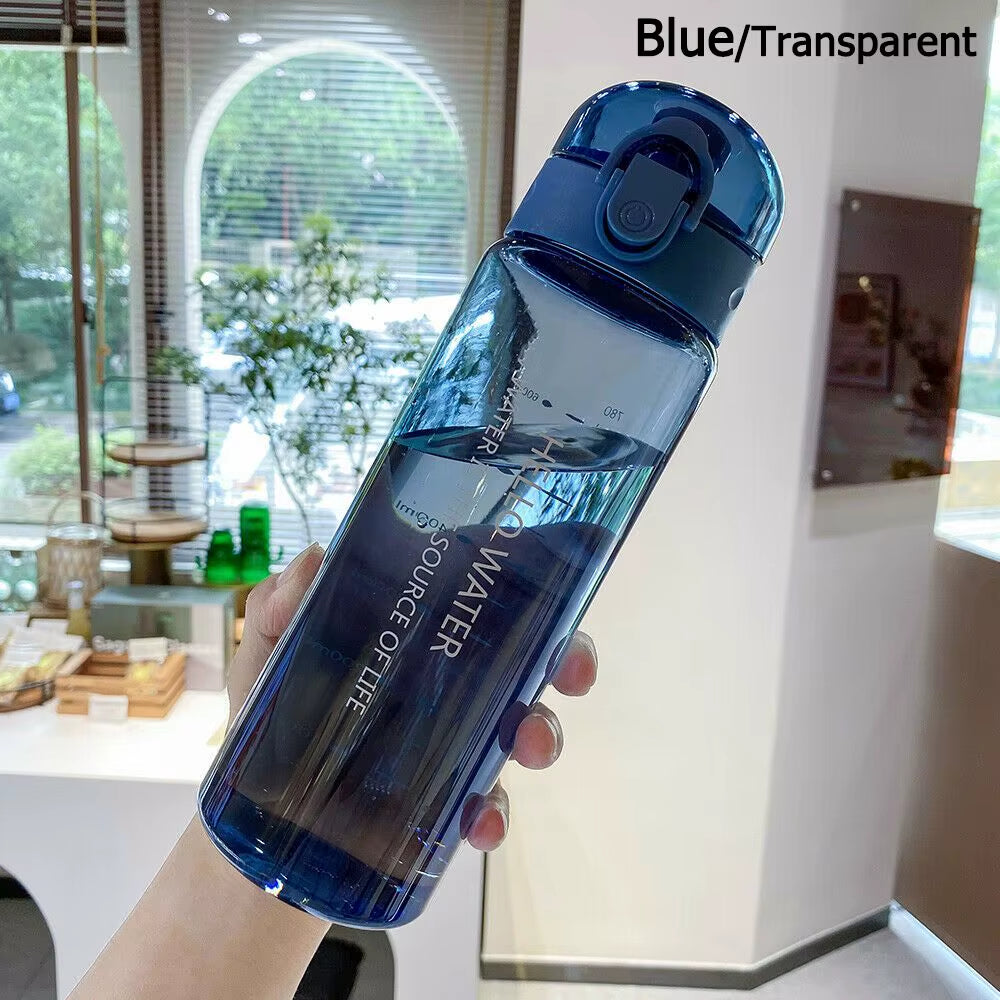 New Home Baby Water Bottle Creative Locked Plastic Water Leak-Proof Sports Drinking Bottle for Water Child Tea Tumbler Cycling